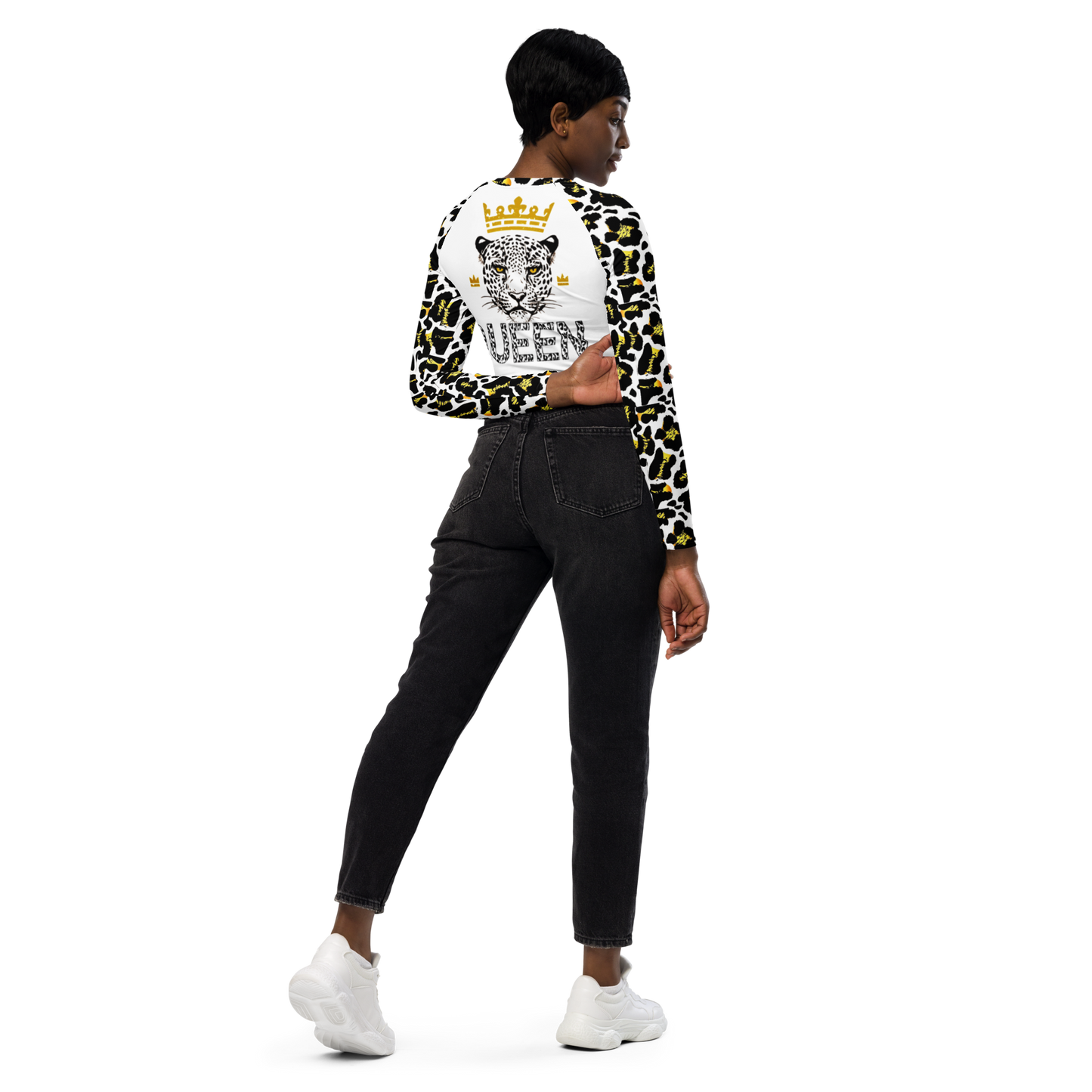 long-sleeve crop top
