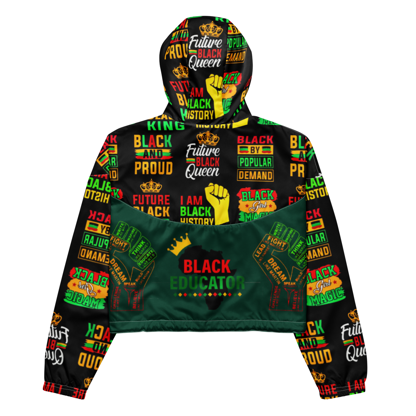 cropped windbreaker
