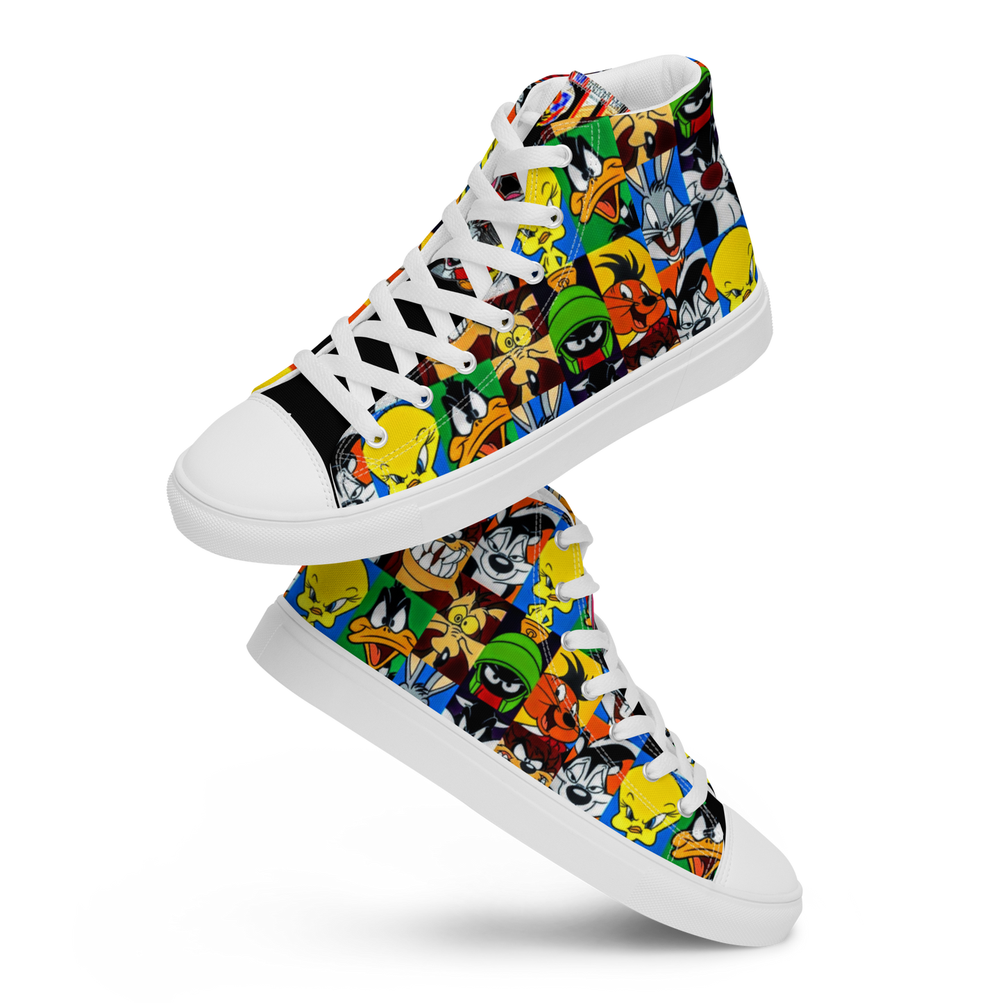 high top canvas shoes