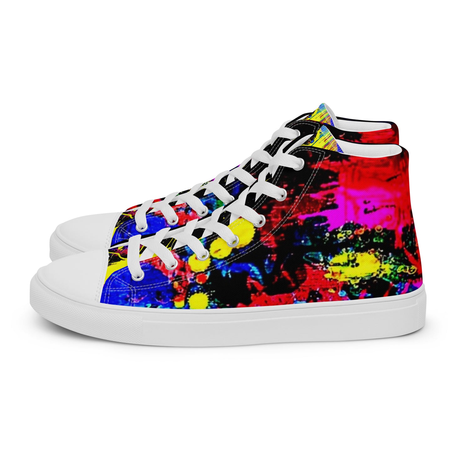 high top canvas shoes