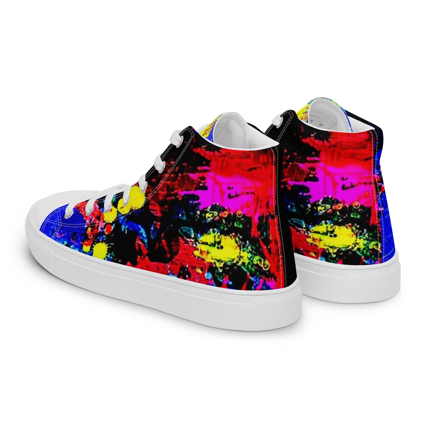 high top canvas shoes
