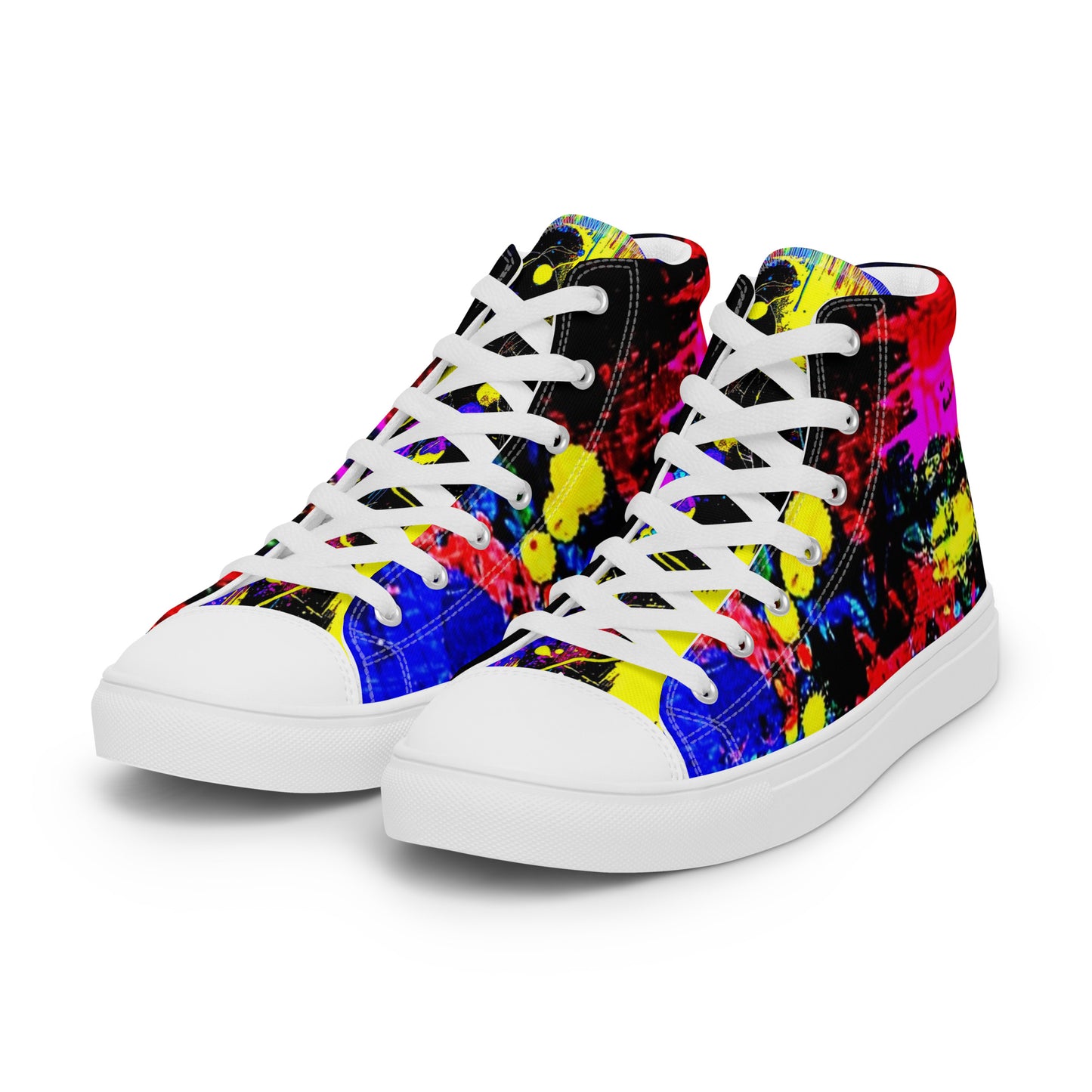 high top canvas shoes