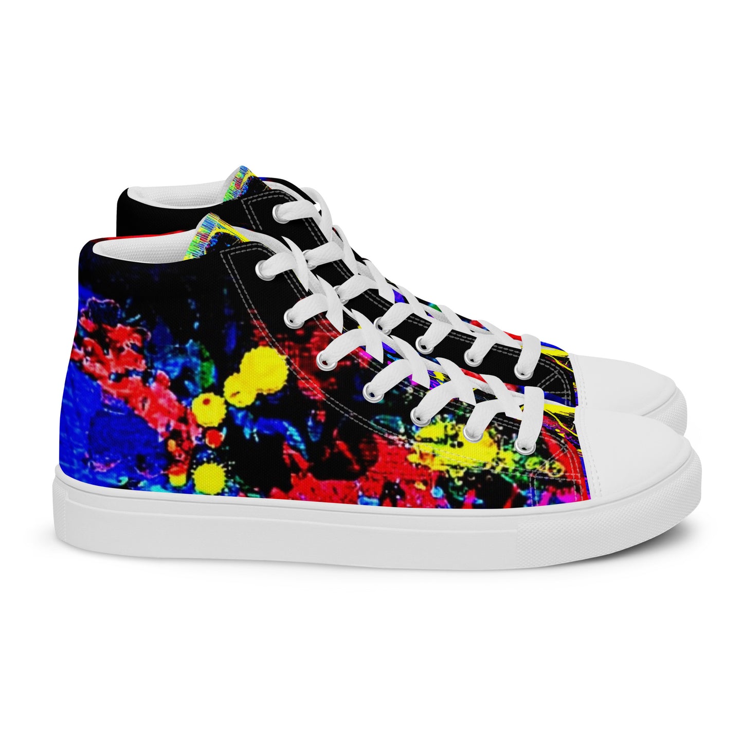 high top canvas shoes
