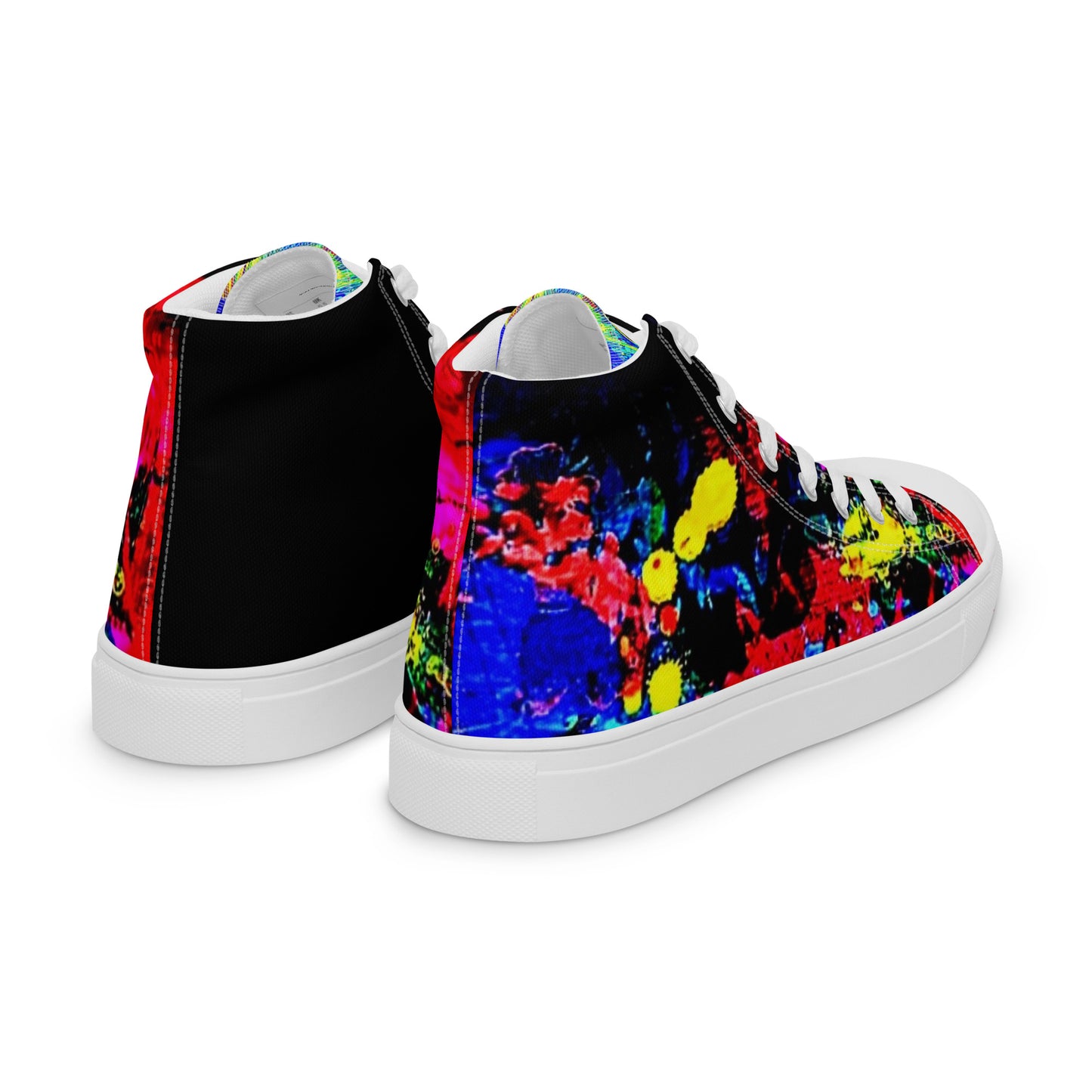 high top canvas shoes