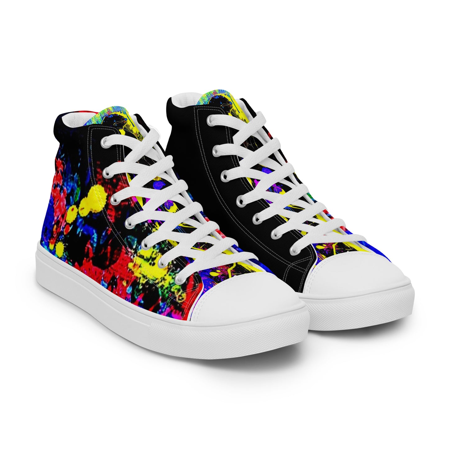 high top canvas shoes
