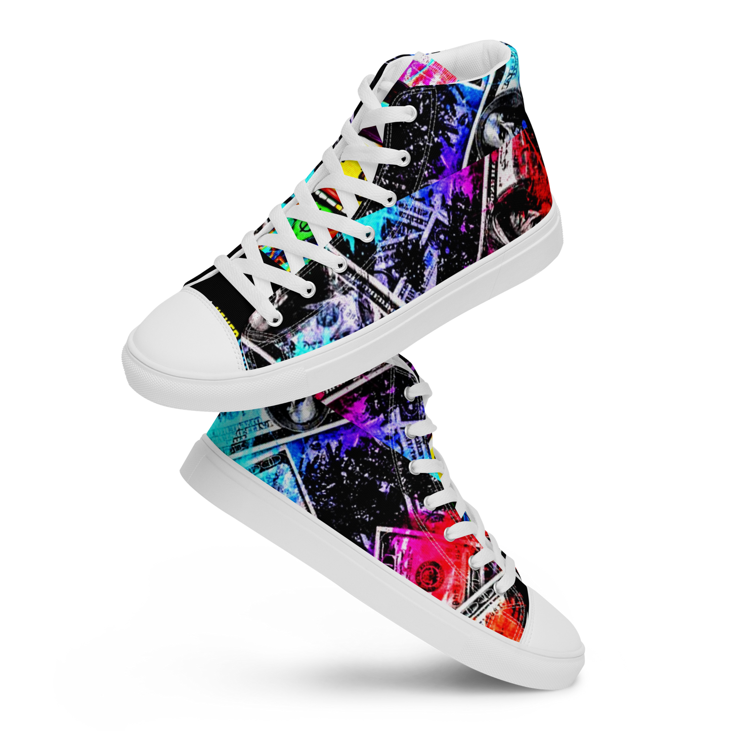 high top canvas shoes