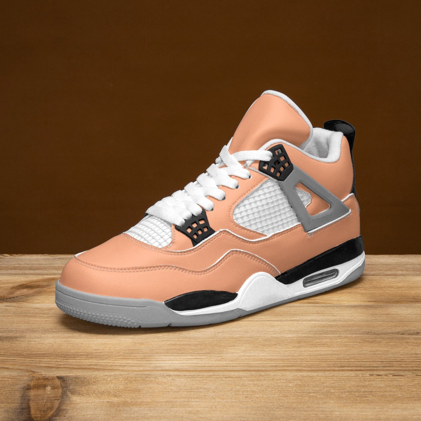 699. AJ4 Basketball Sneakers -Grey Sole