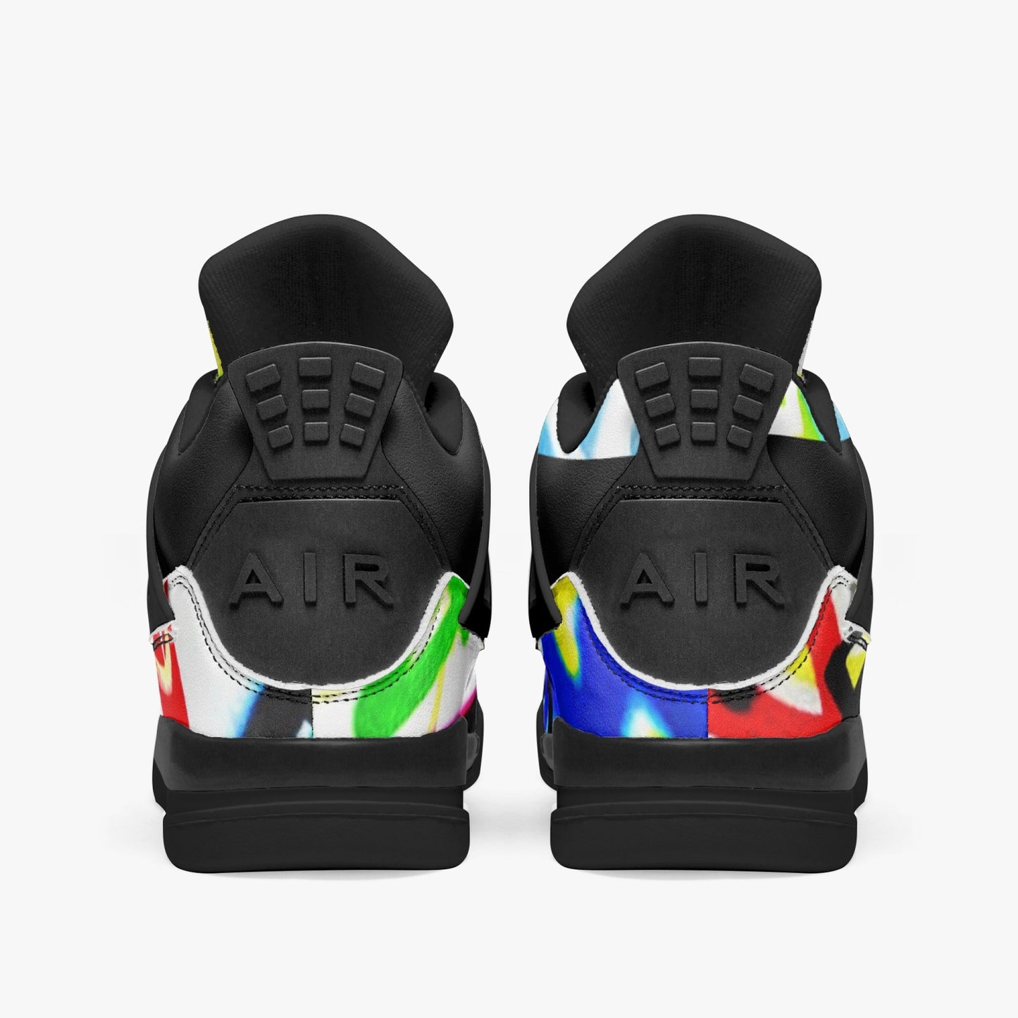 698. AJ4 Basketball Sneakers -Black Sole