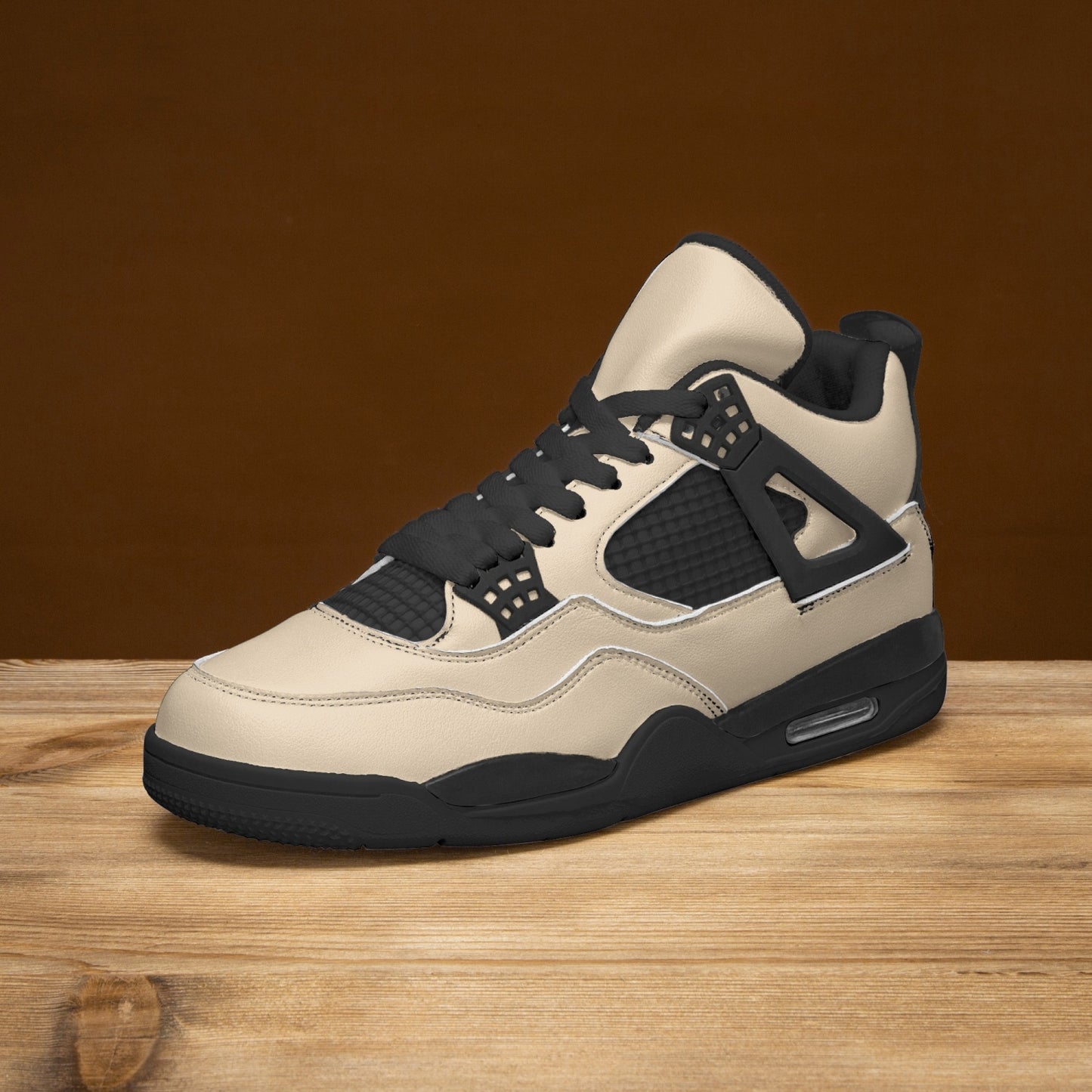 698. AJ4 Basketball Sneakers -Black Sole