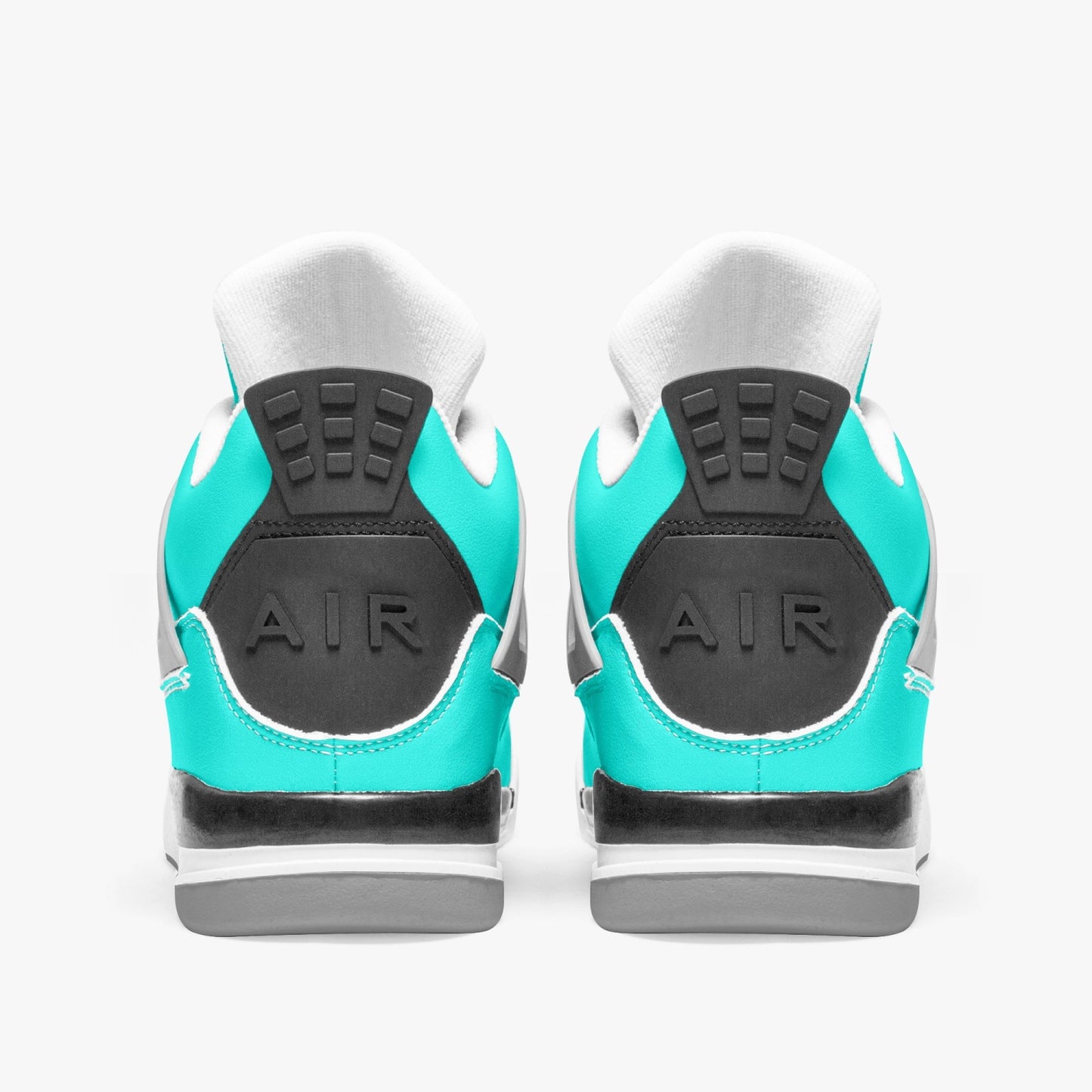 699. AJ4 Basketball Sneakers -Grey Sole