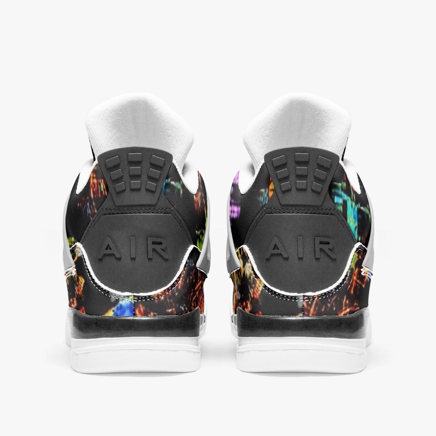 697. AJ4 Basketball Sneakers -White Sole