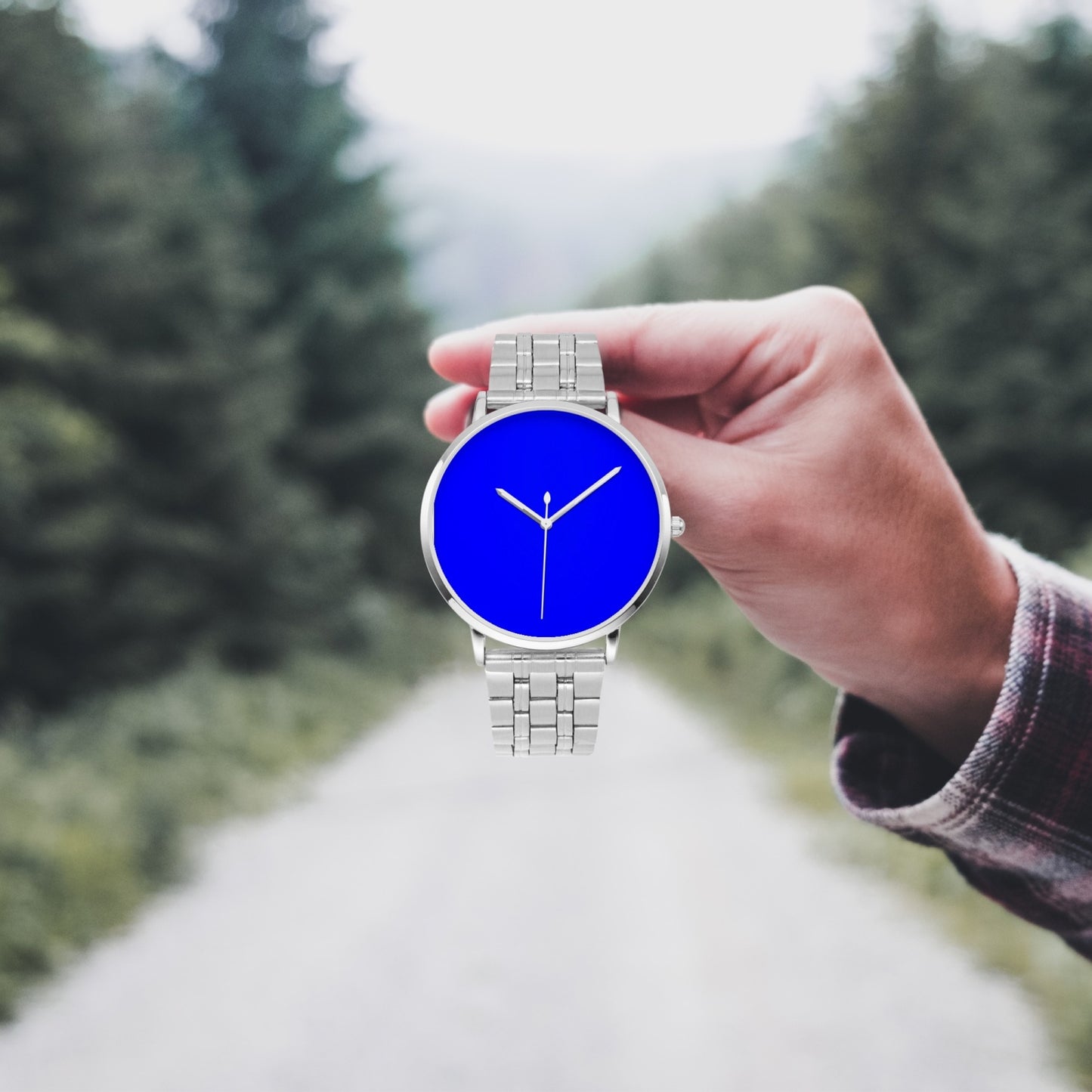 273. Instafamous Steel Strap Quartz watch