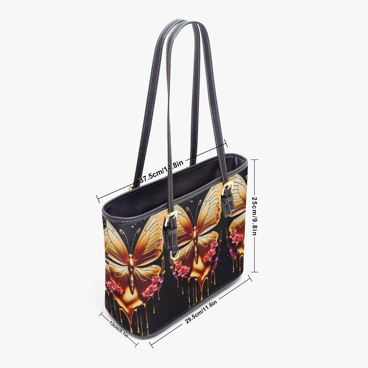 587. Medium Leather Tote Bag for Women