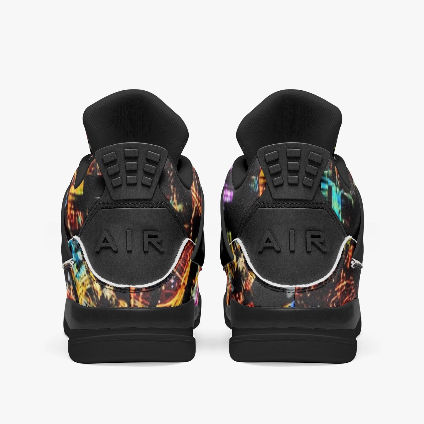 698. AJ4 Basketball Sneakers -Black Sole