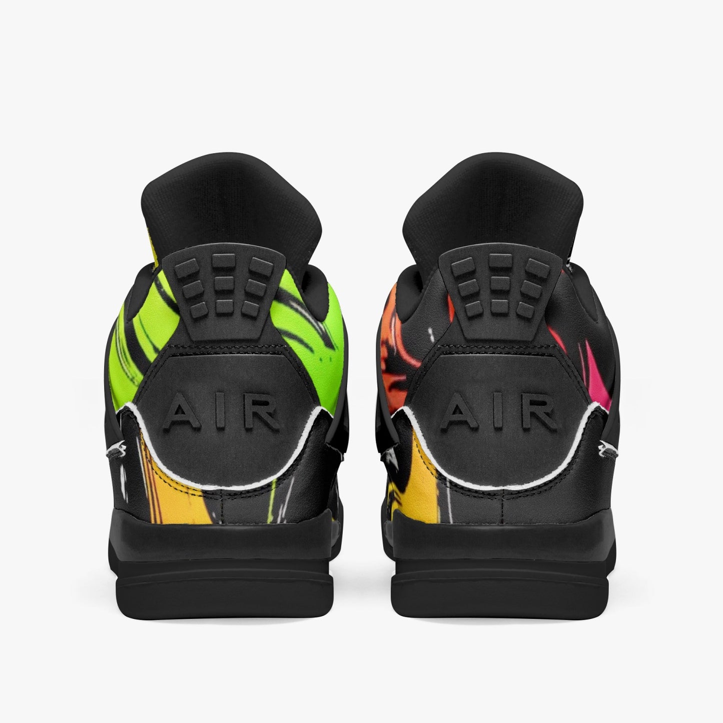 698. AJ4 Basketball Sneakers -Black Sole