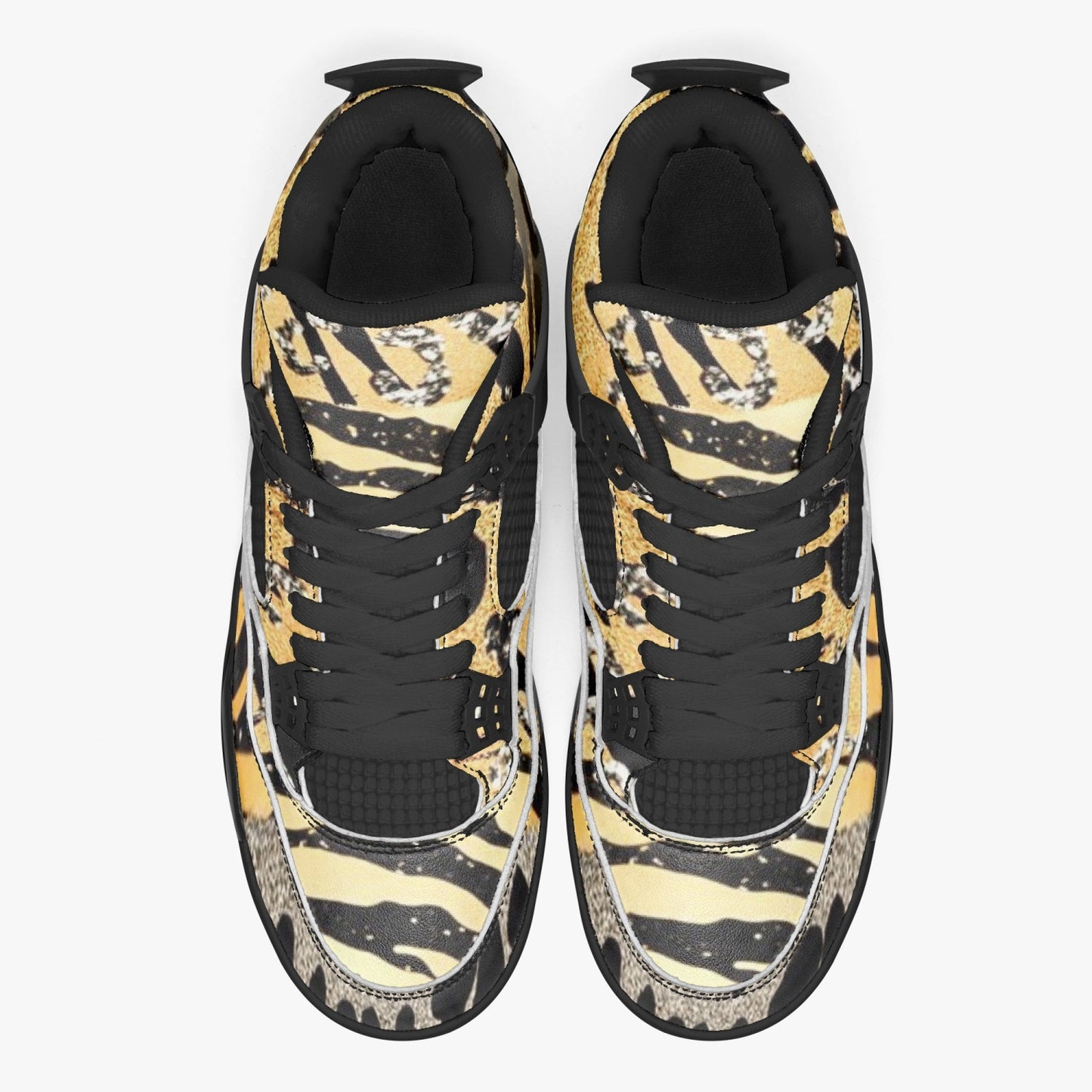 698. AJ4 Basketball Sneakers -Black Sole
