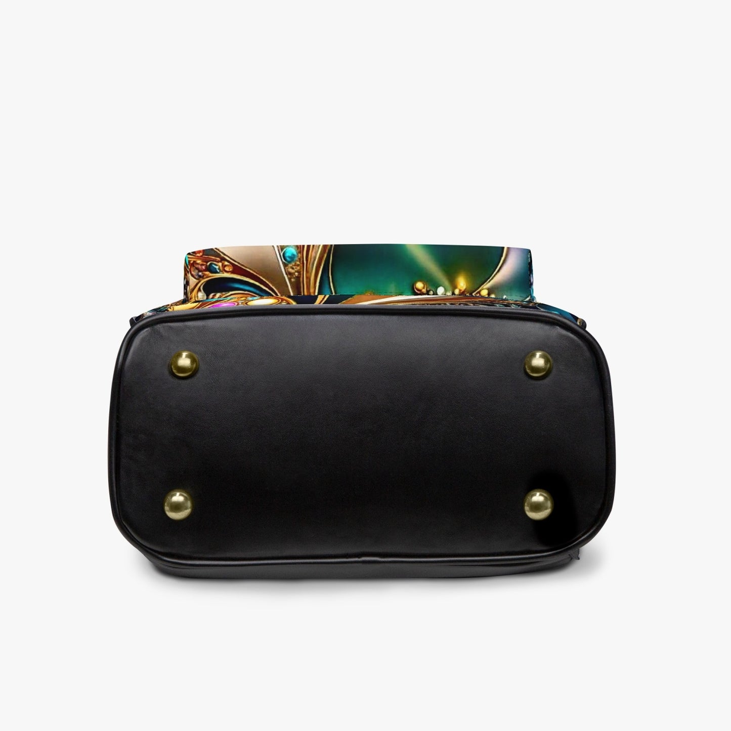 909. All Over Printed PU Backpack