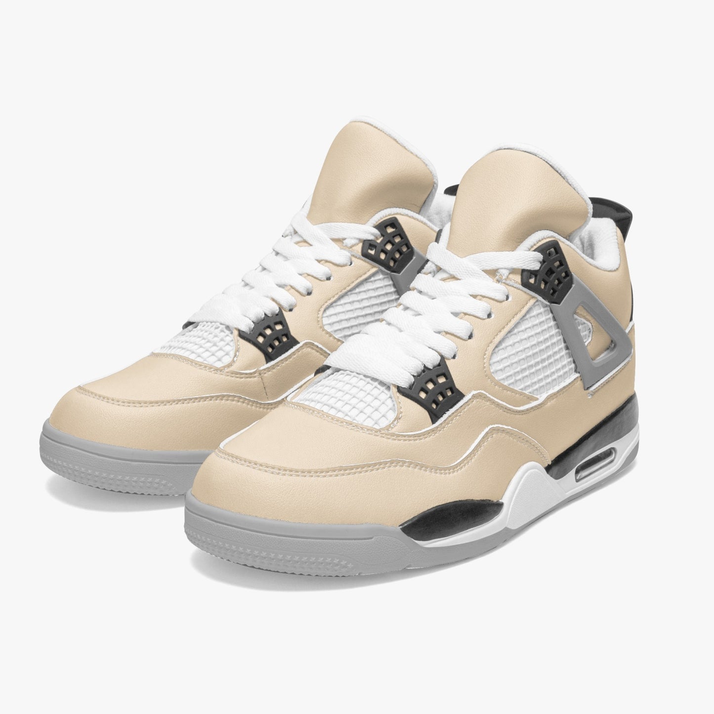 699. AJ4 Basketball Sneakers -Grey Sole