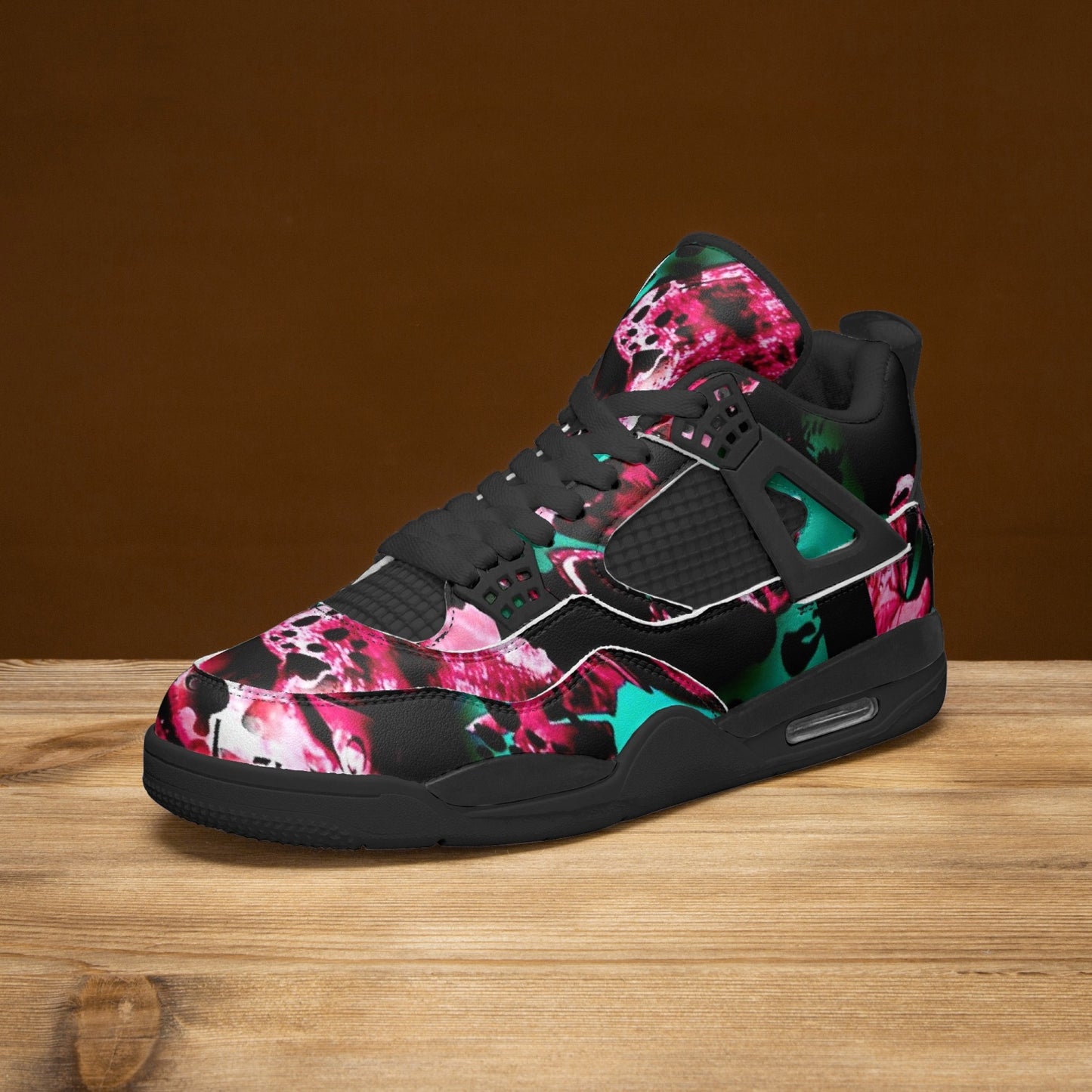 698. AJ4 Basketball Sneakers -Black Sole