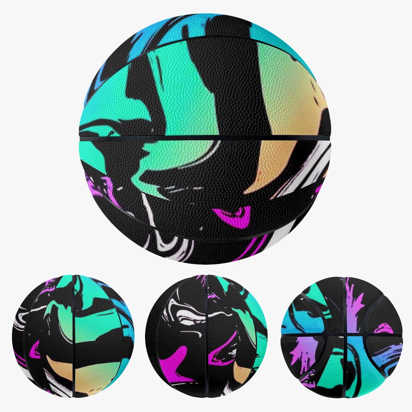 810. Basketball - Eight - Panel Printed