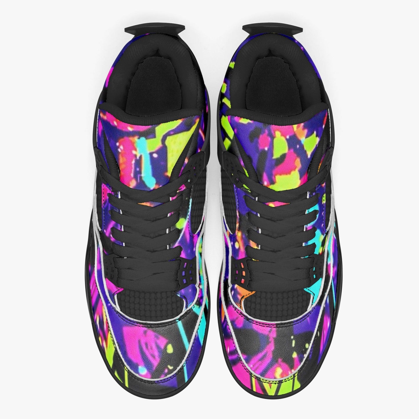 698. AJ4 Basketball Sneakers -Black Sole