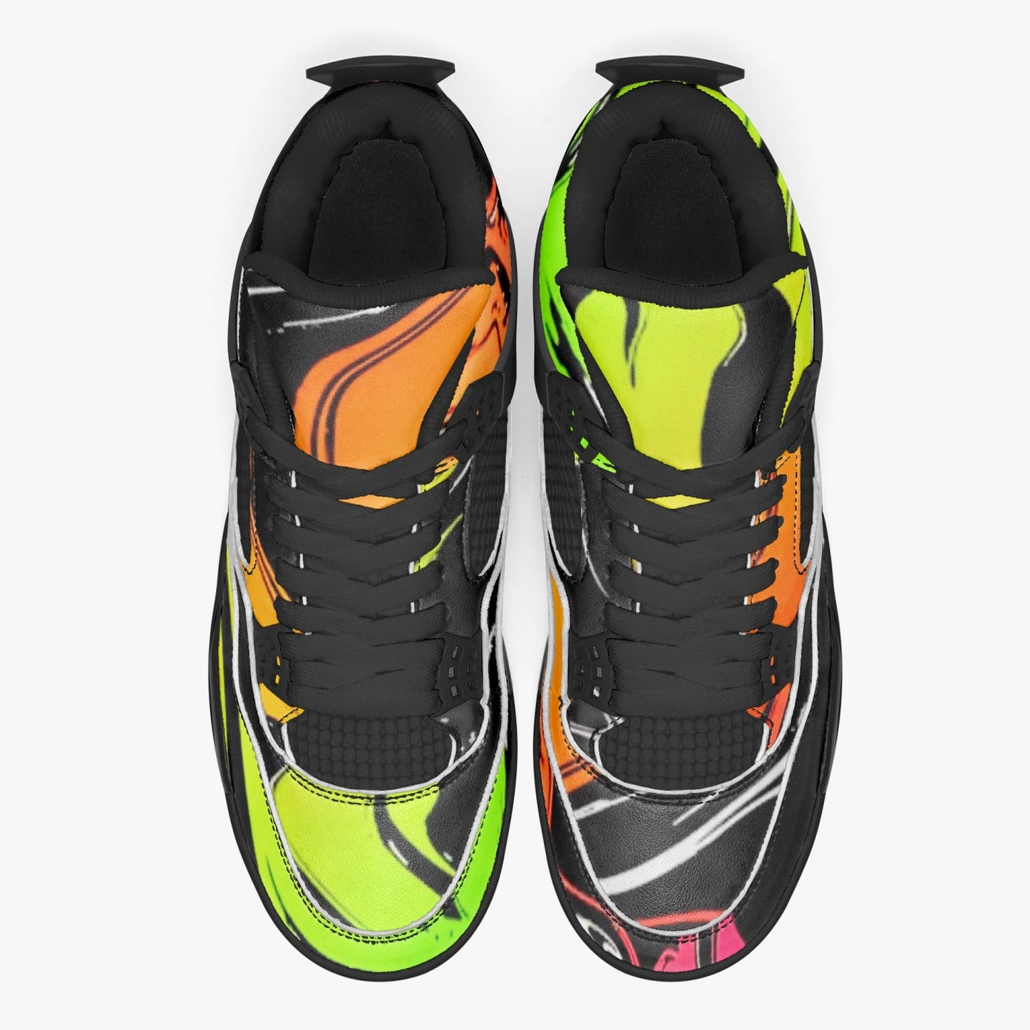 698. AJ4 Basketball Sneakers -Black Sole