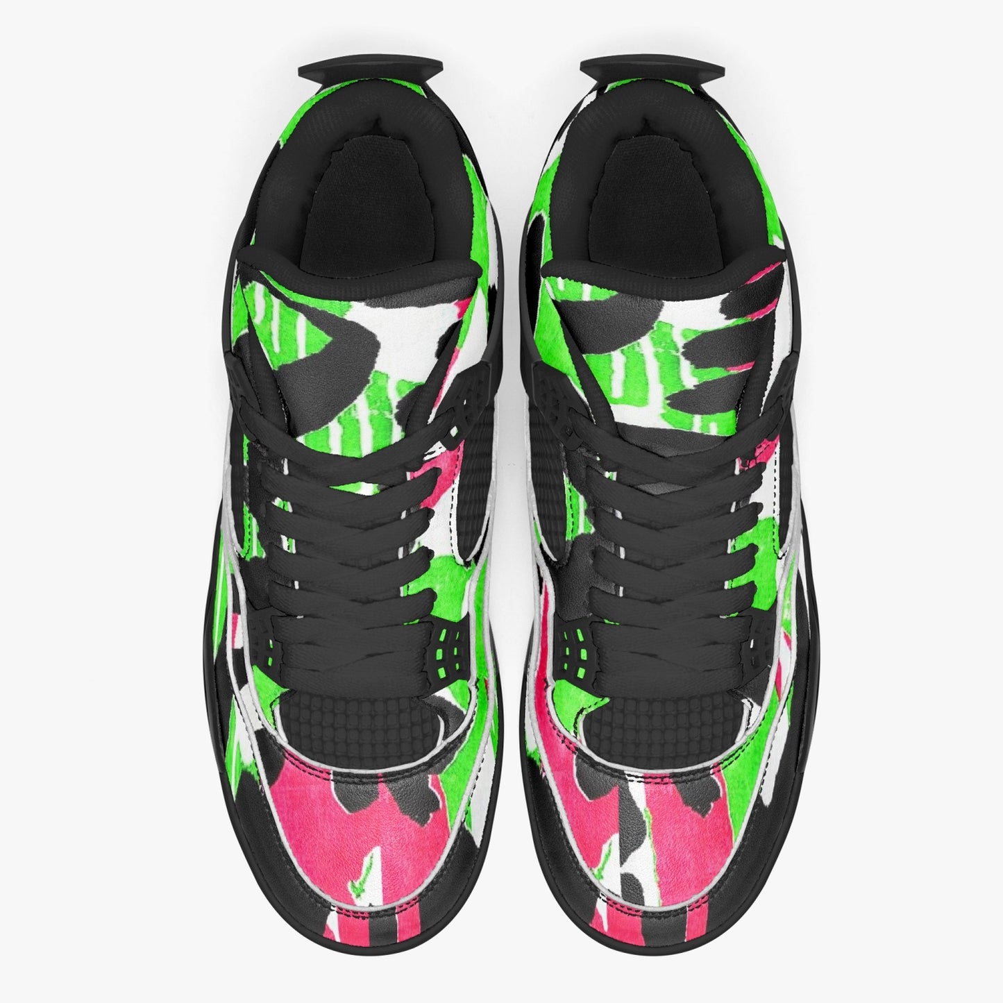 698. AJ4 Basketball Sneakers -Black Sole