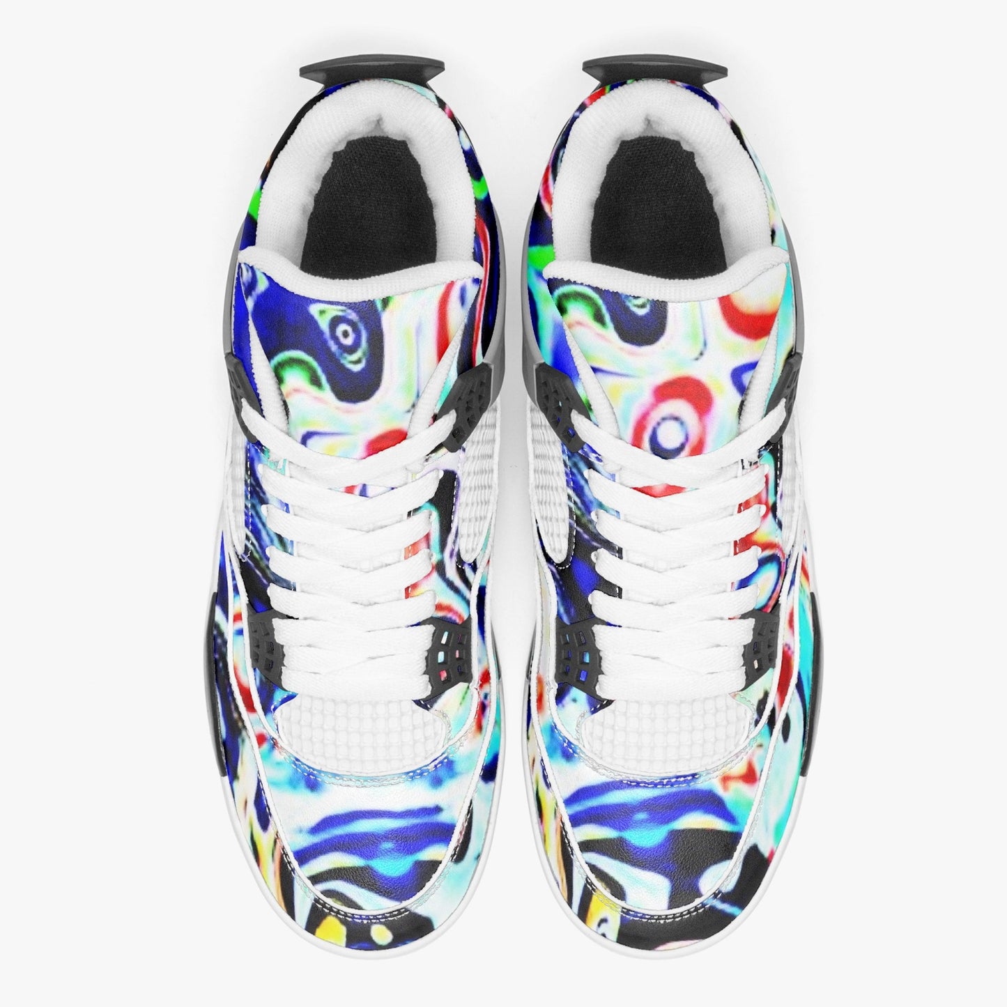 697. AJ4 Basketball Sneakers -White Sole