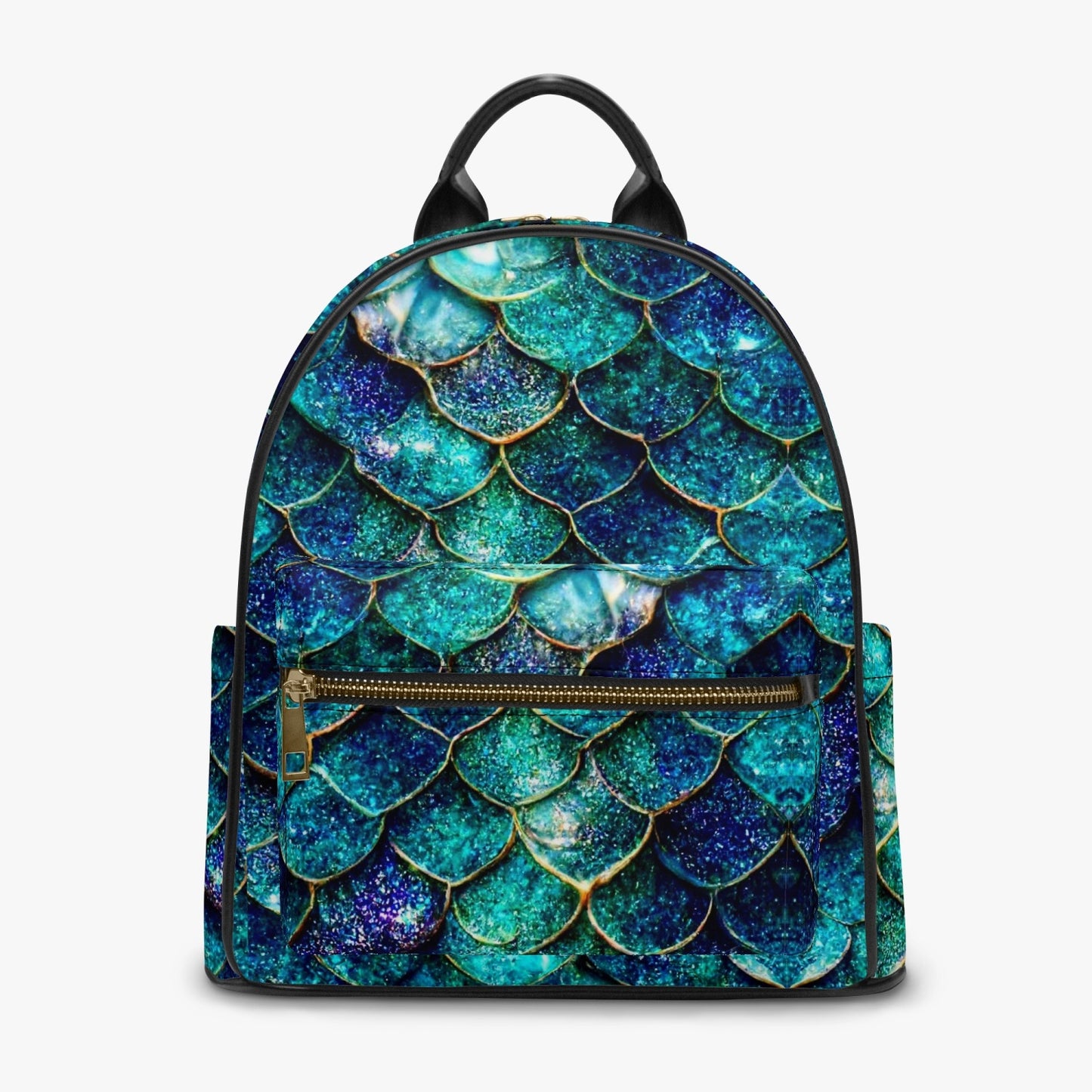 909. All Over Printed PU Backpack