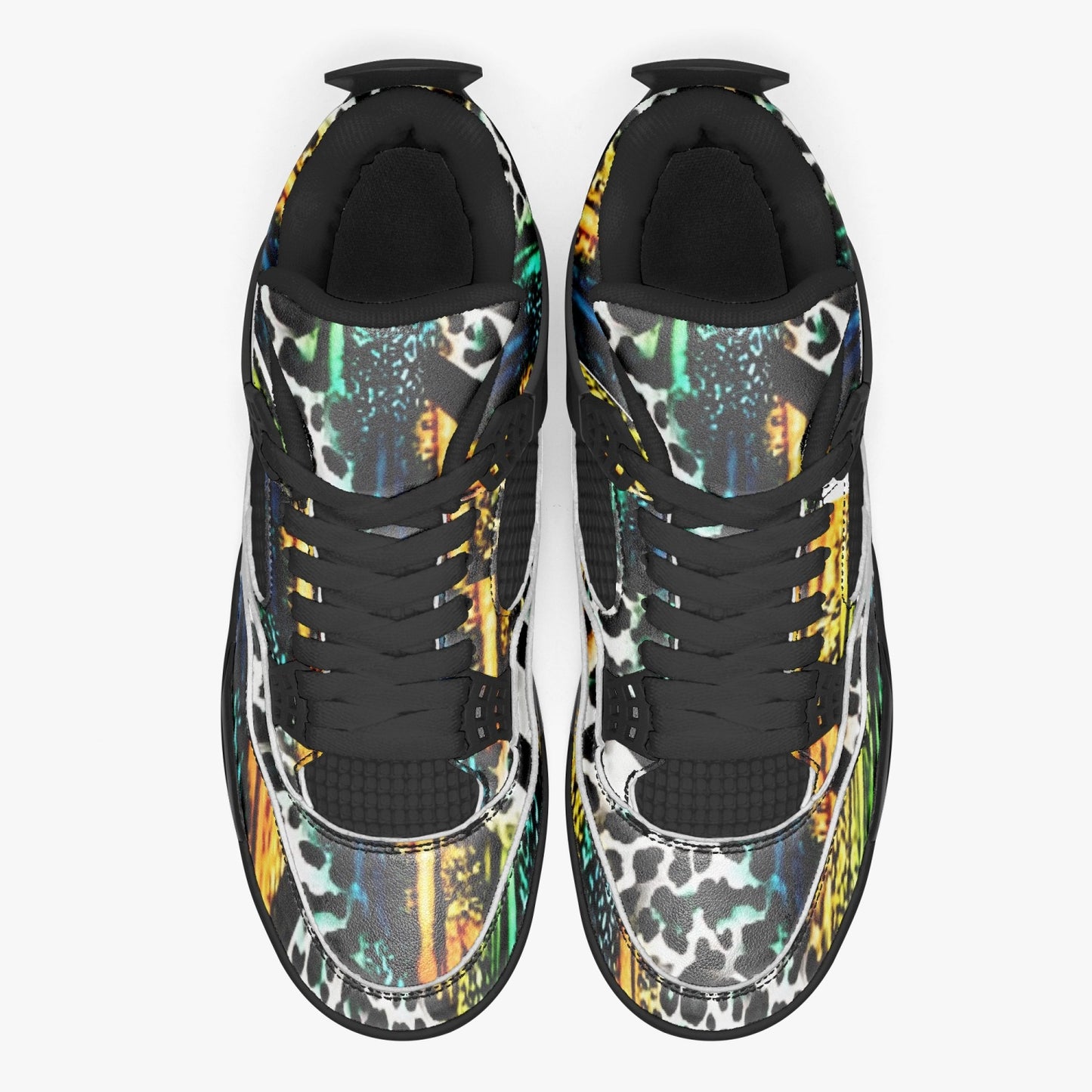 698. AJ4 Basketball Sneakers -Black Sole