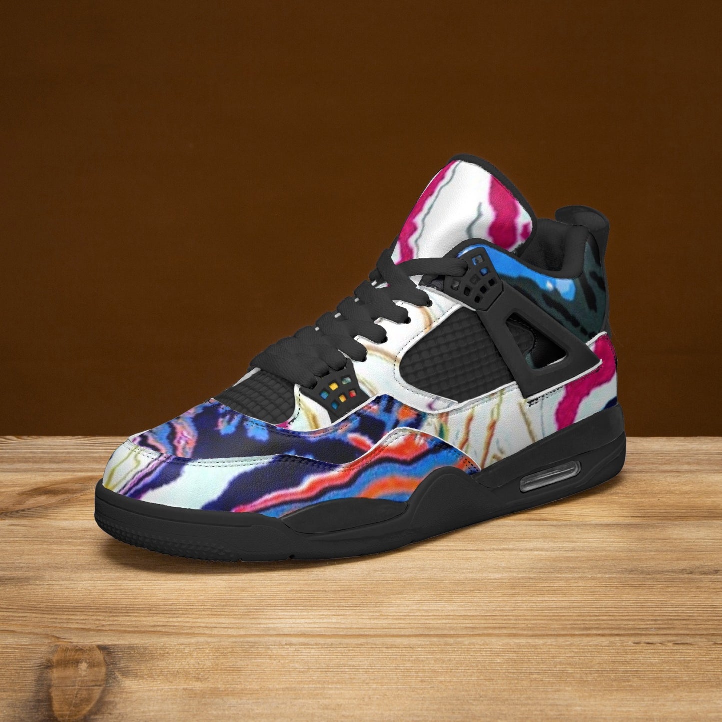 698. AJ4 Basketball Sneakers -Black Sole