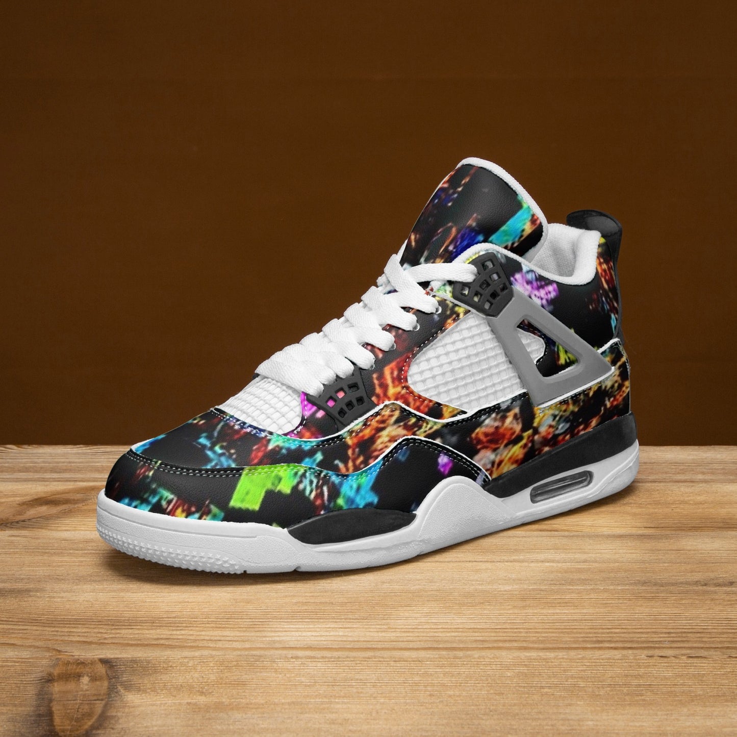 697. AJ4 Basketball Sneakers -White Sole