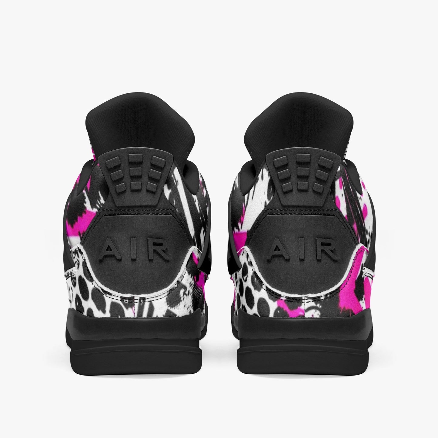 698. AJ4 Basketball Sneakers -Black Sole