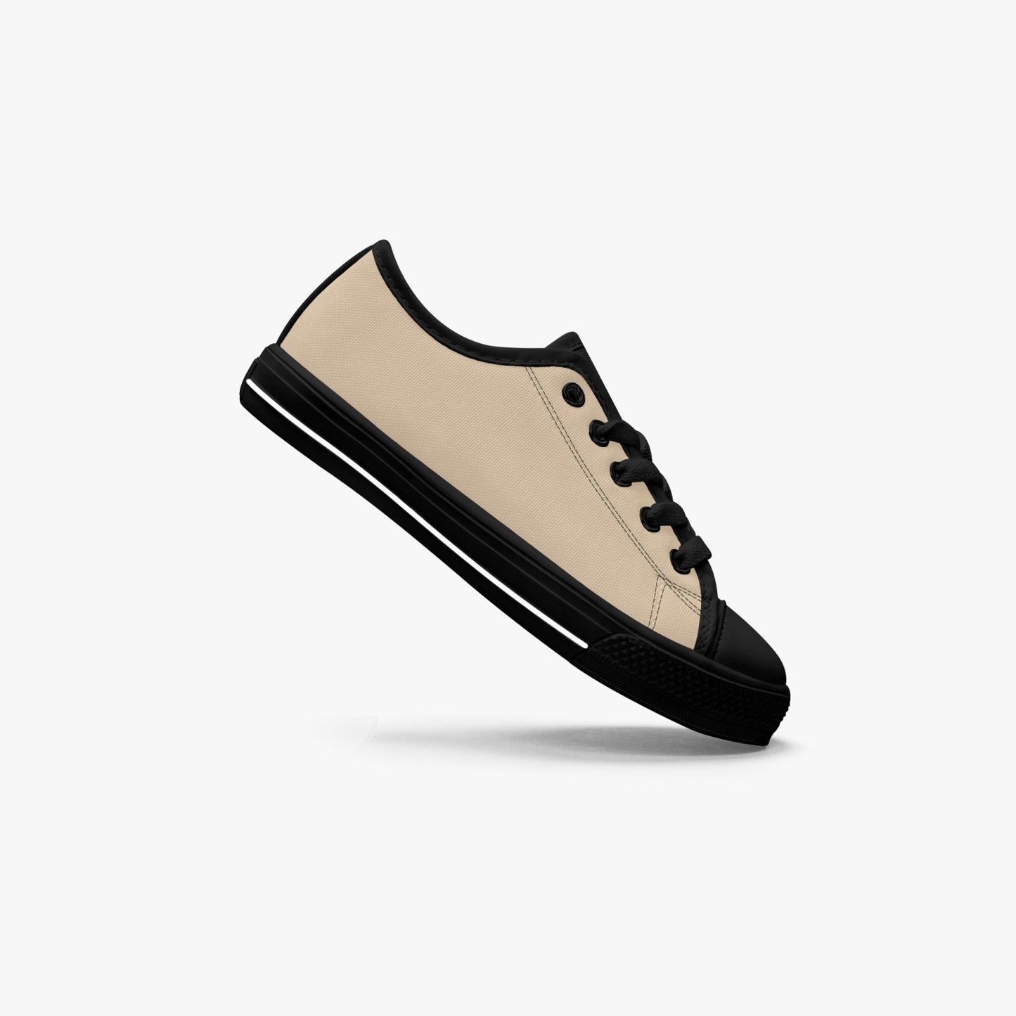 421.Kid’s Low-Top Canvas Shoes-Black