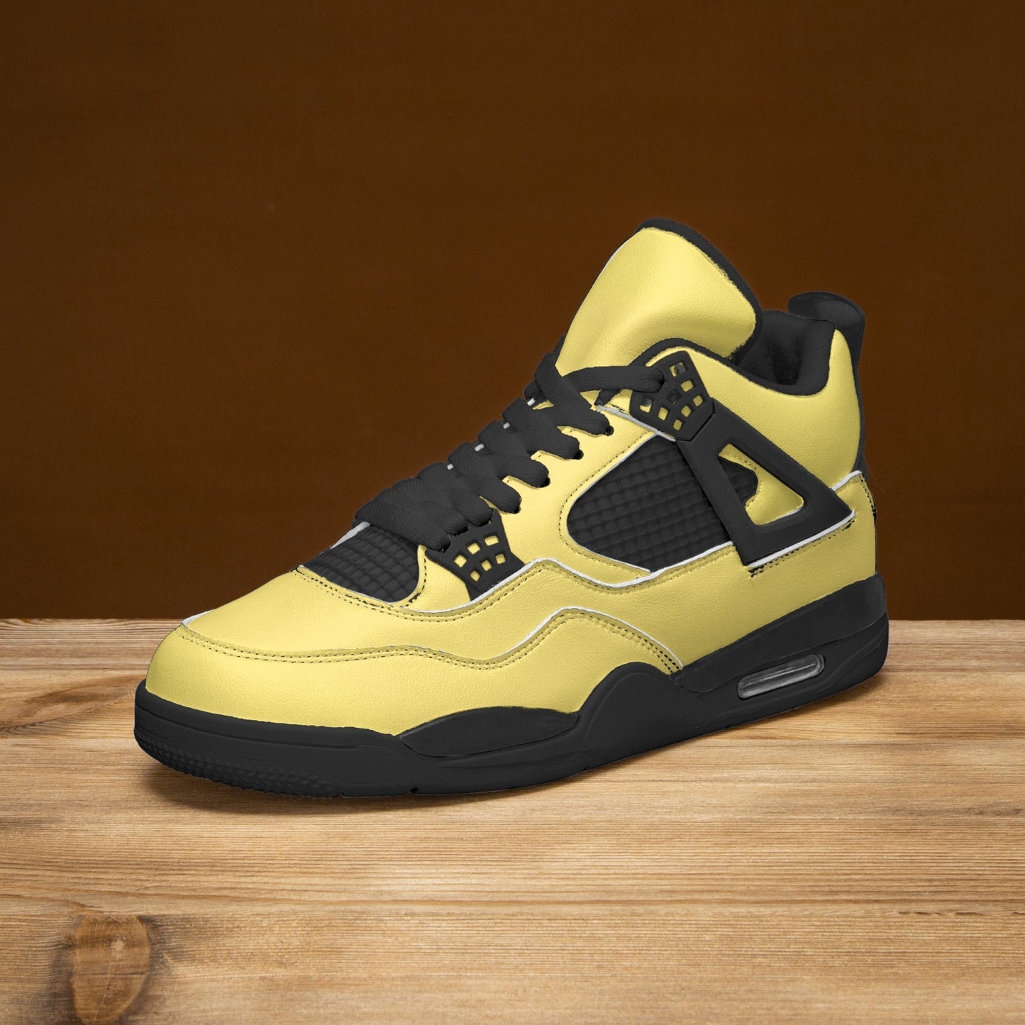 698. AJ4 Basketball Sneakers -Black Sole