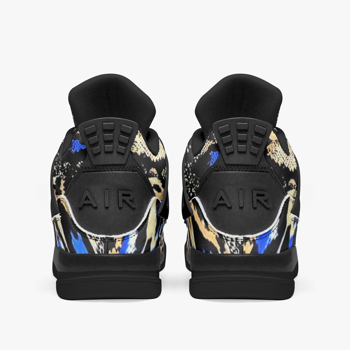 698. AJ4 Basketball Sneakers -Black Sole
