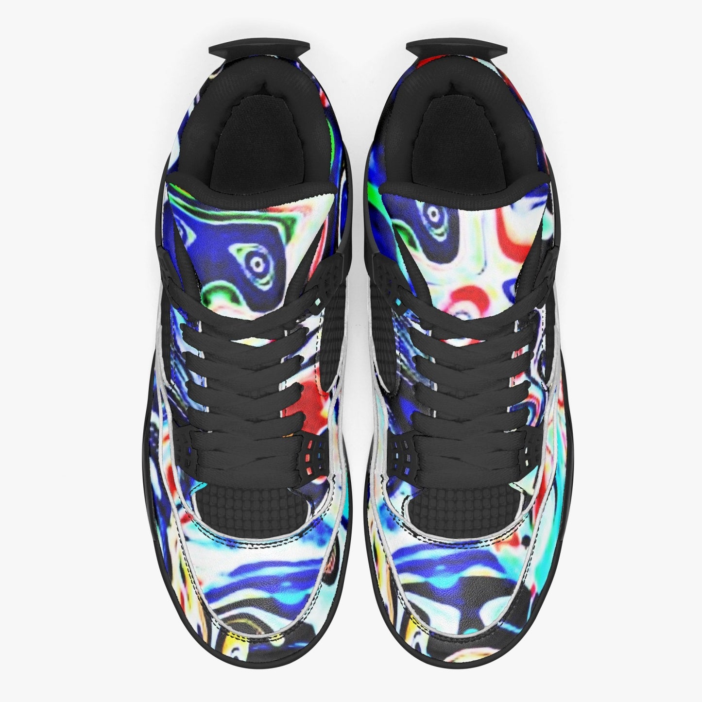 698. AJ4 Basketball Sneakers -Black Sole