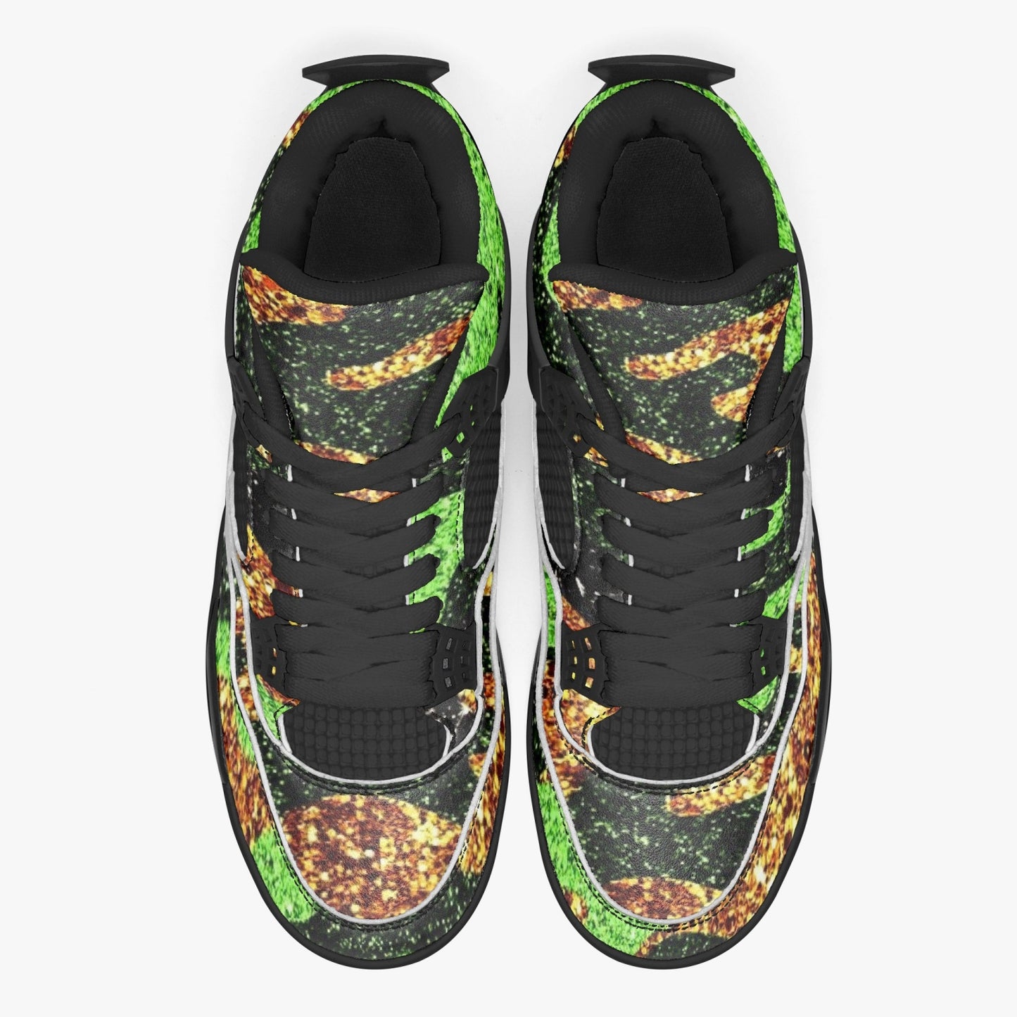 698. AJ4 Basketball Sneakers -Black Sole