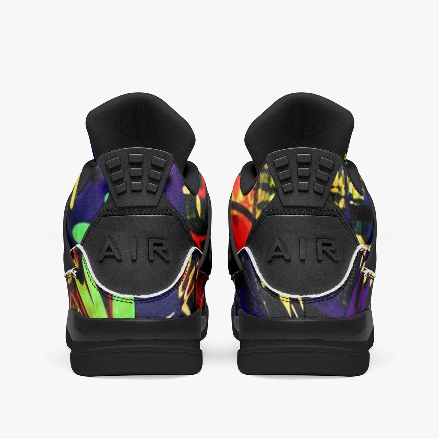 698. AJ4 Basketball Sneakers -Black Sole