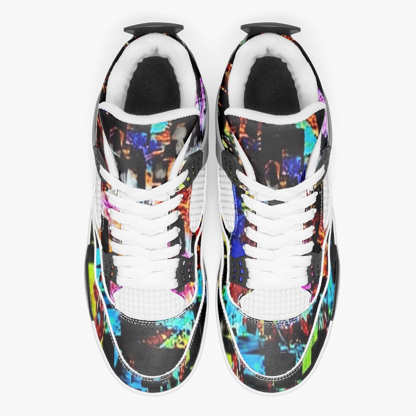 697. AJ4 Basketball Sneakers -White Sole