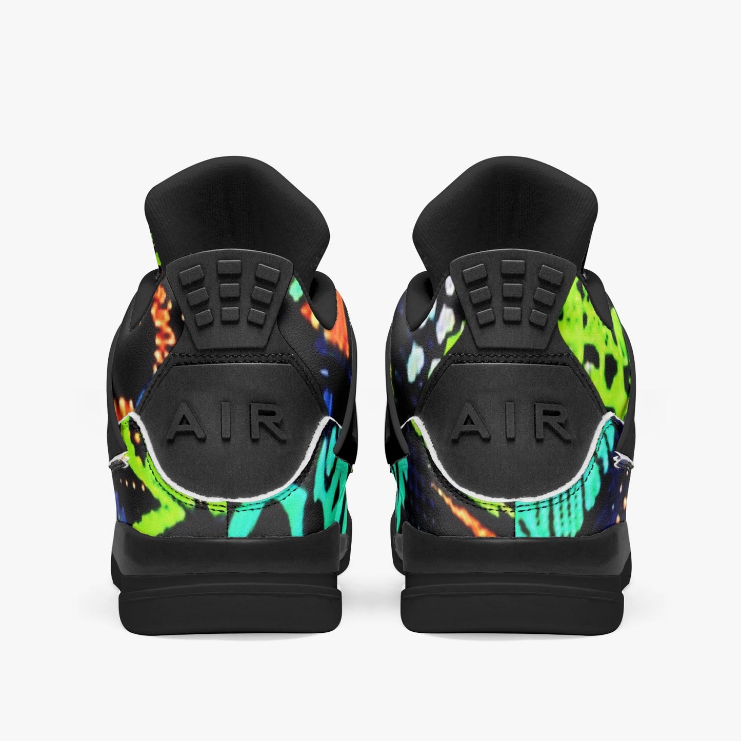 698. AJ4 Basketball Sneakers -Black Sole