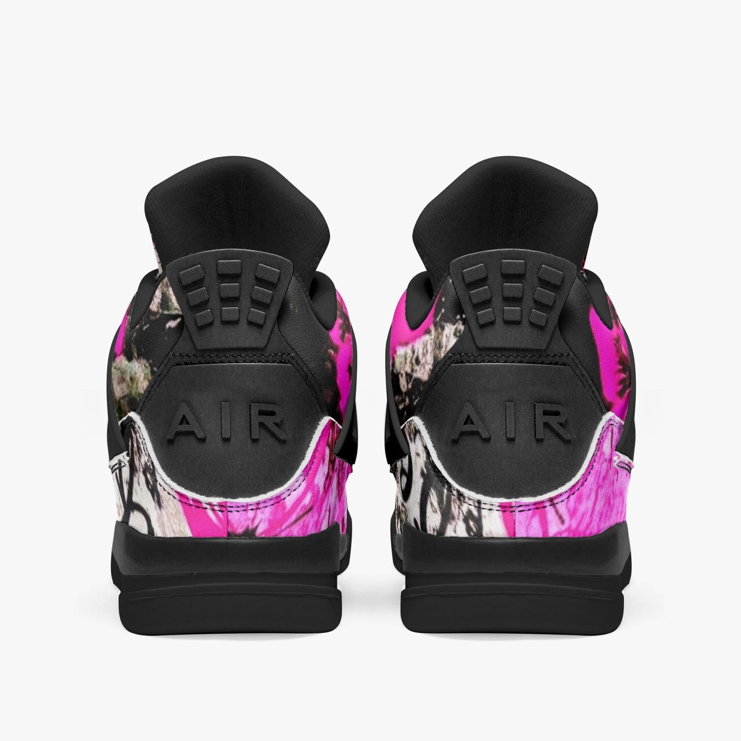 698. AJ4 Basketball Sneakers -Black Sole