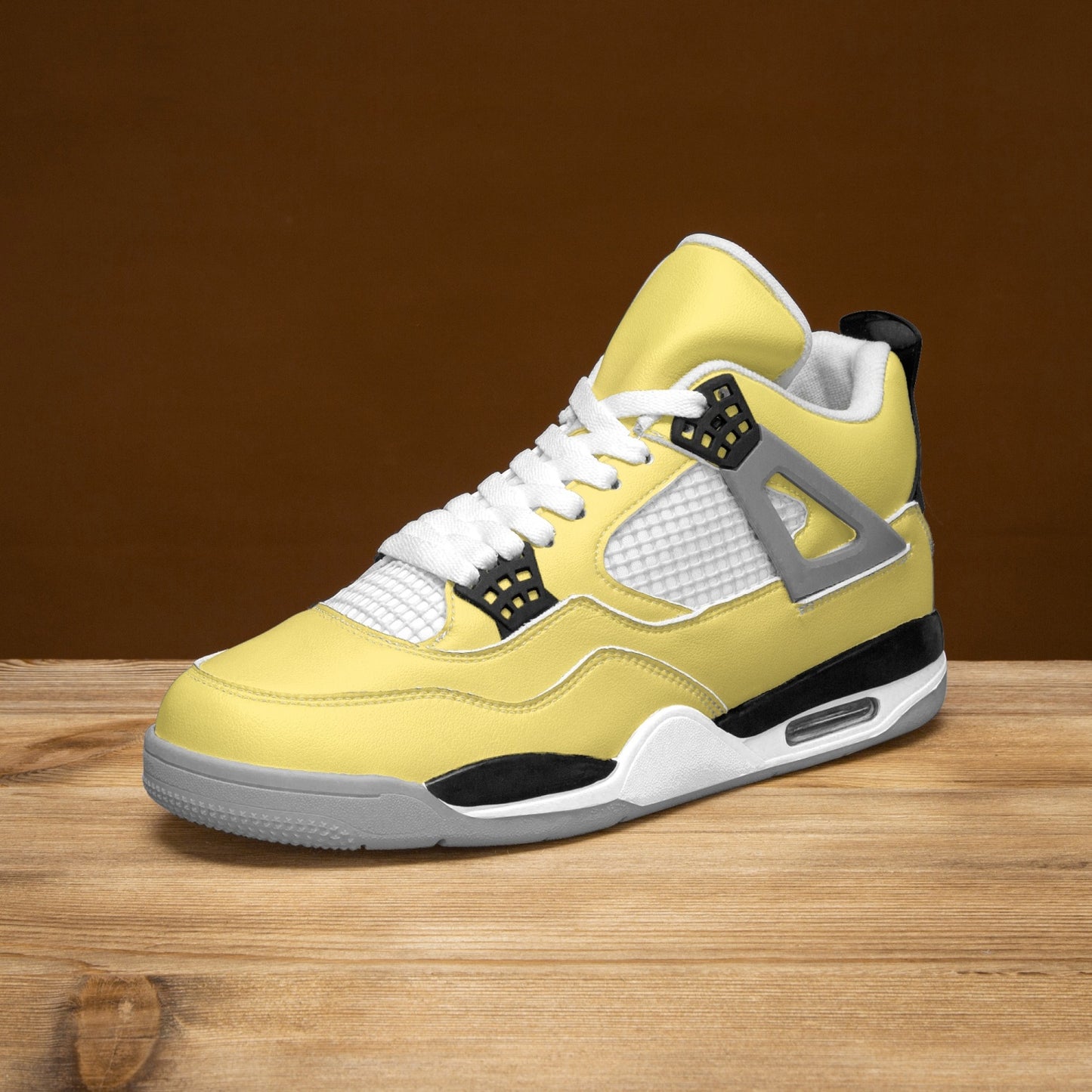 699. AJ4 Basketball Sneakers -Grey Sole