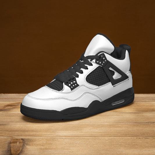 698. AJ4 Basketball Sneakers -Black Sole