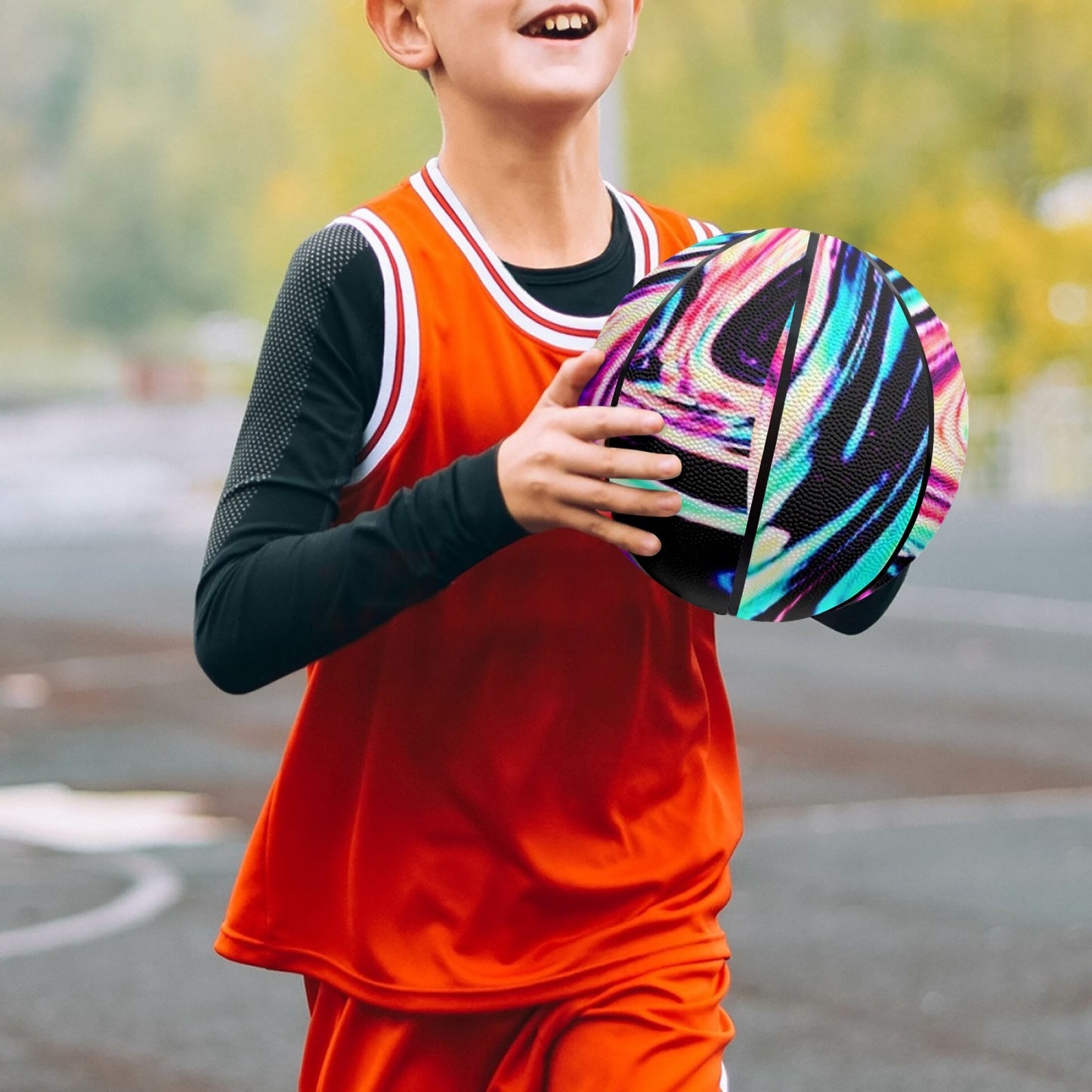 810. Basketball - Eight Panel Printed