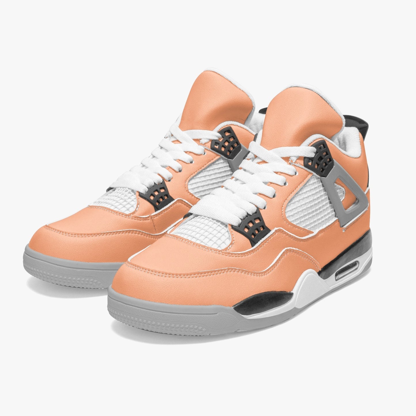 699. AJ4 Basketball Sneakers -Grey Sole