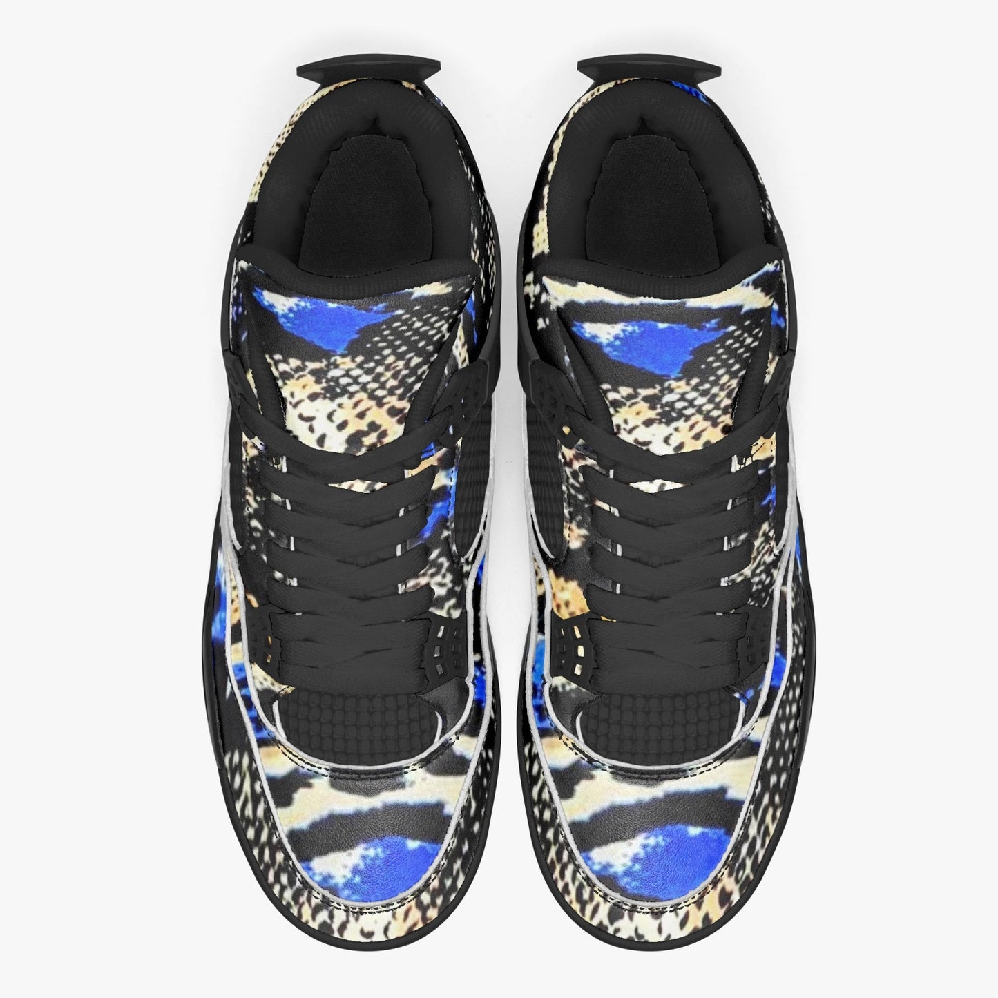 698. AJ4 Basketball Sneakers -Black Sole