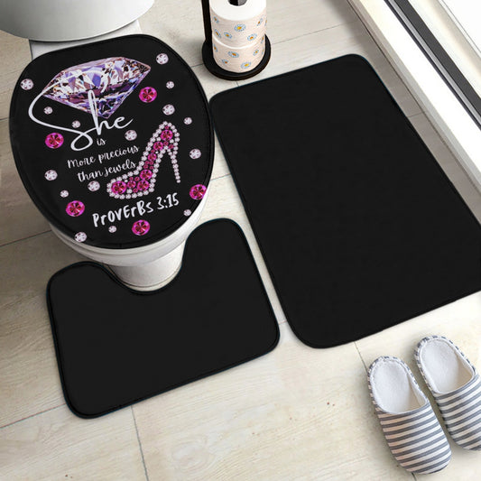 778. 3 Pcs Toilet Rug Set