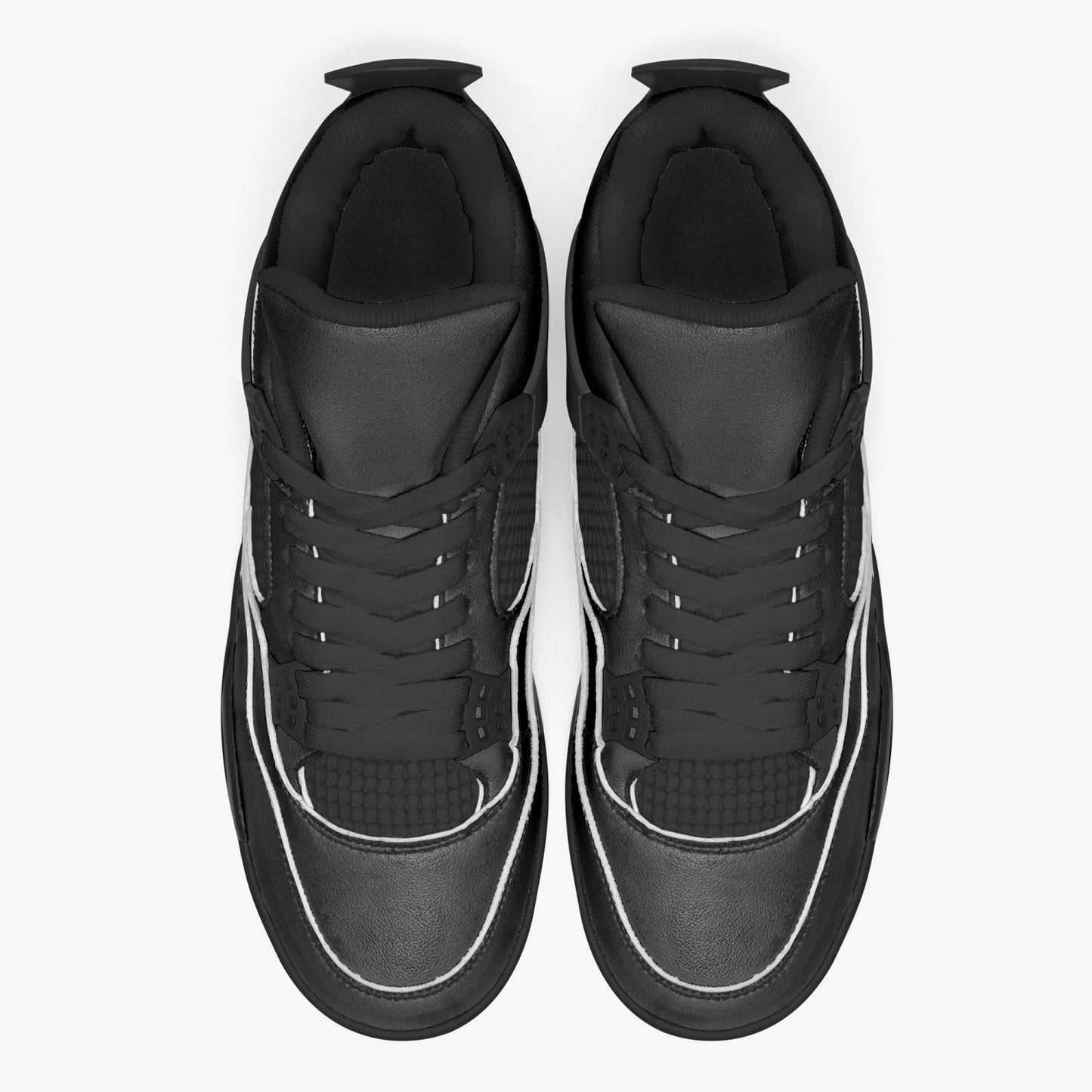 698. AJ4 Basketball Sneakers -Black Sole