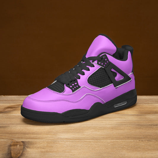 698. AJ4 Basketball Sneakers -Black Sole